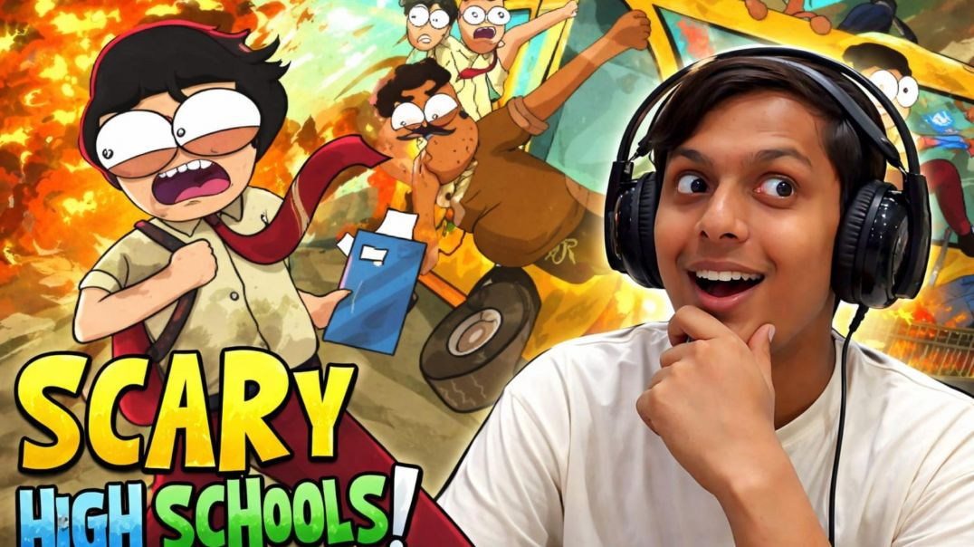 ⁣Scary High School Cartoon 😱 | Funny Reaction