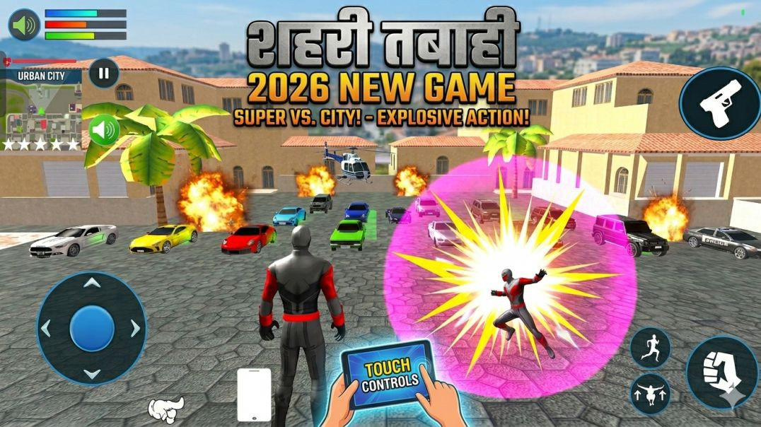 ⁣I became a spider man in spider rope game and explore all city home by home