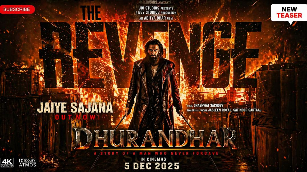 ⁣😈 Dhurandhar Song – Jaiye Sajana | Powerful Revenge Song