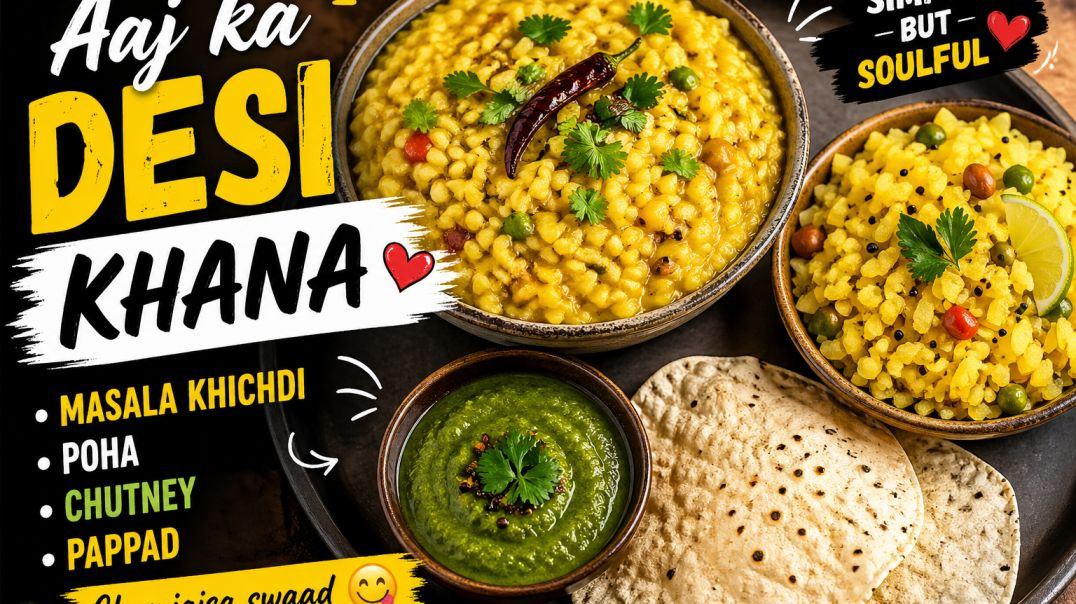 ⁣Simple desi khaana