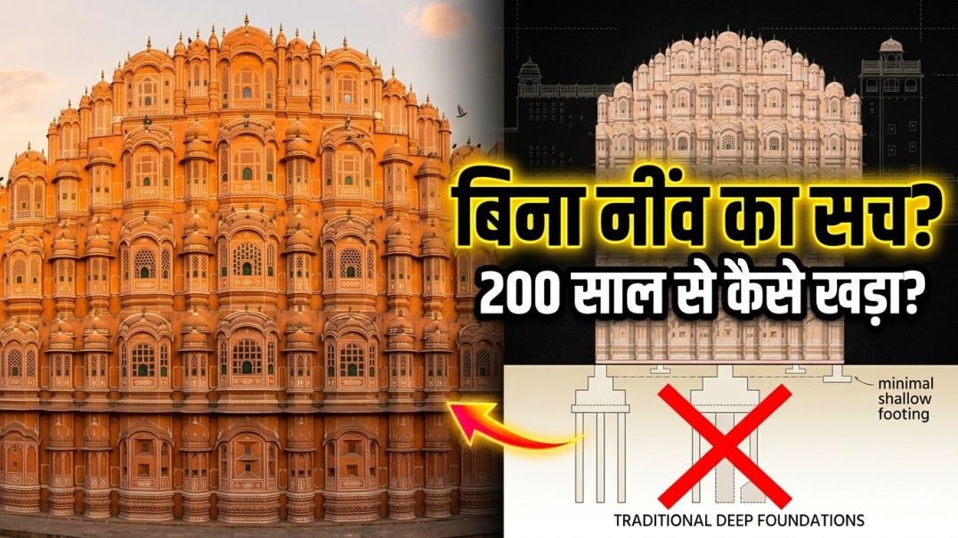 हवा महल का वो राज़ जो उड़ा देगा होश! 😱 | जयपुर का चमत्कार