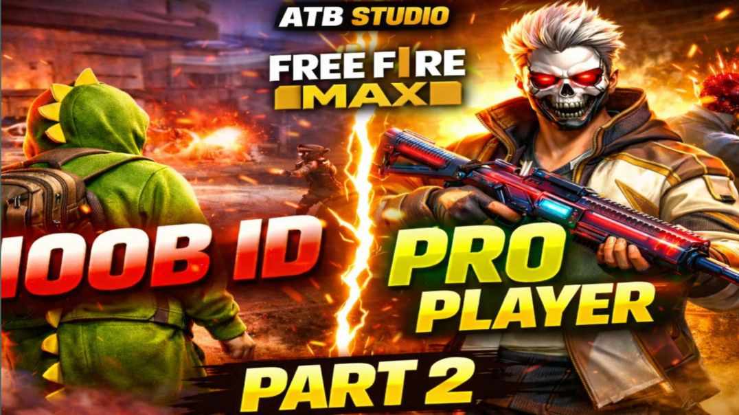 ⁣NOOB ID vs PRO PLAYER 😱🔥 | Garena Free Fire MAX EPIC BATTLE | PART 2