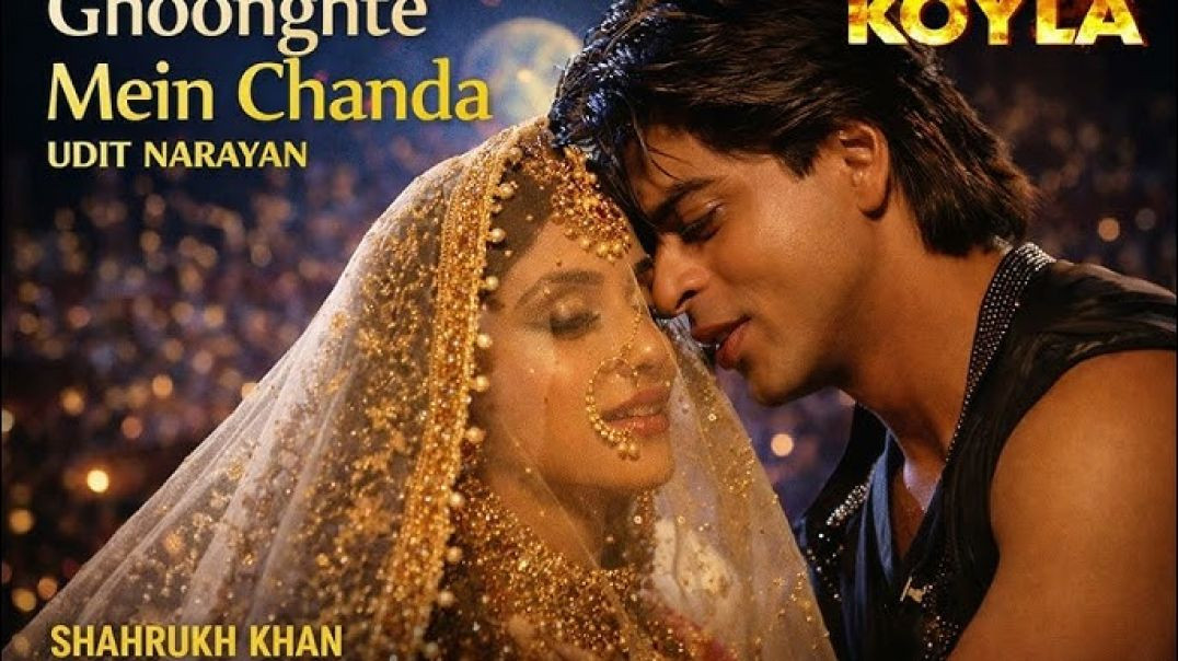 ⁣Ghoongte Mein Chanda _ Udit Narayan _ Koyla _ Shahrukh Khan _ Madhuri Dixit _ Bollywood Hits Song