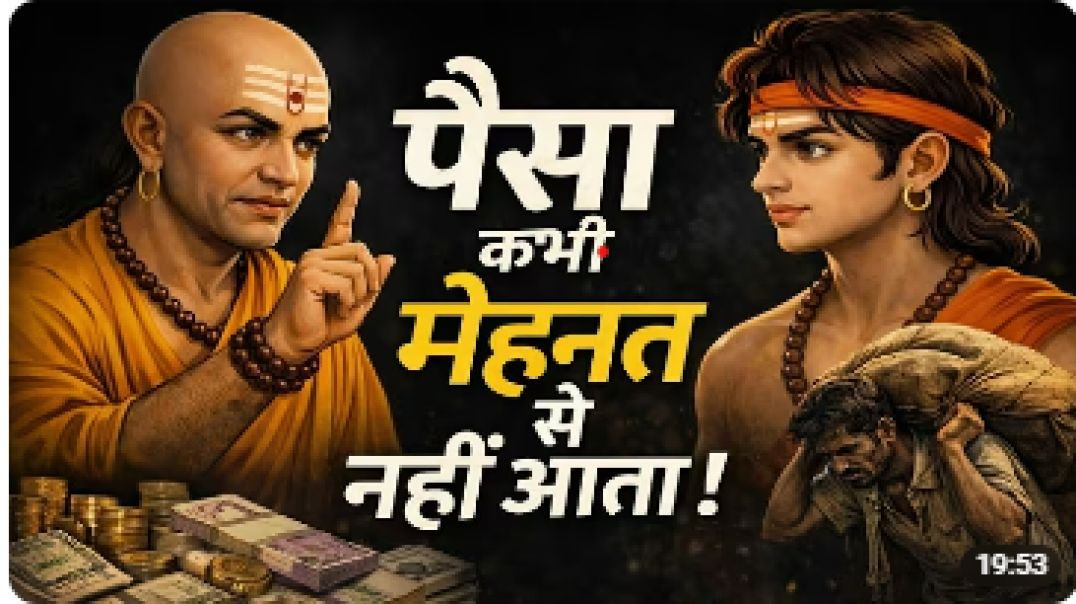 ⁣पैसा कभी मेहनत से नहीं आता? चाणक्य की सच्चाई जिसने सोच बदल दी!