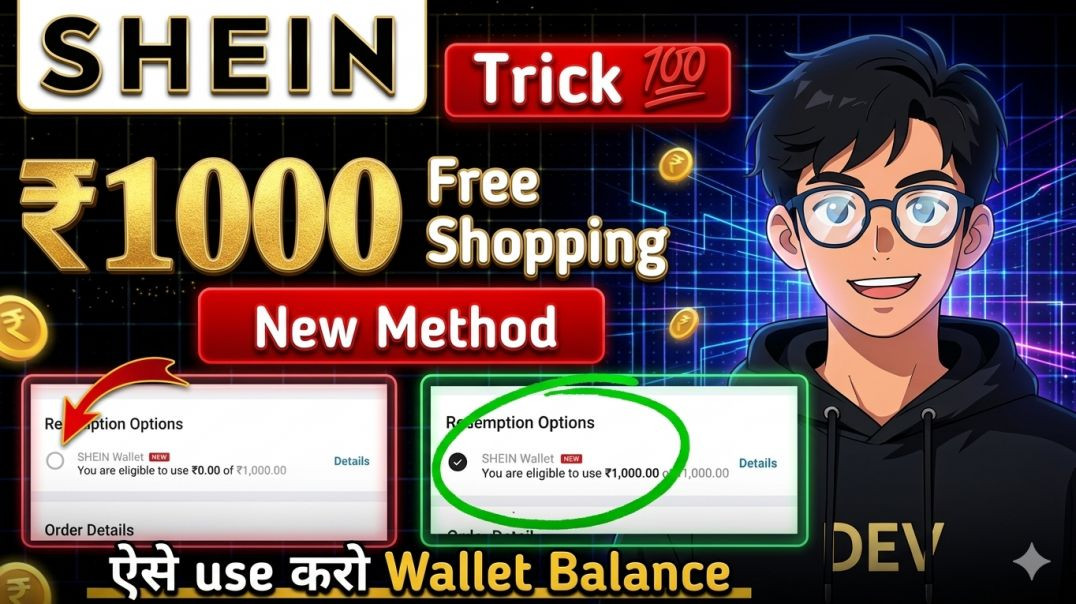 ⁣​Shein Points Not Working Problem Solved 💯 | Shein Free Shopping Trick 2026 🛒