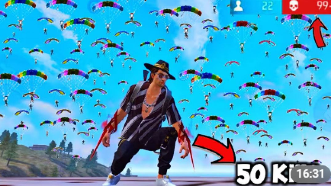 ⁣🔥First Time 50 Kills Challenge With SANTINO Charcter Only Factory Roof __🔥Factory Top Challenge