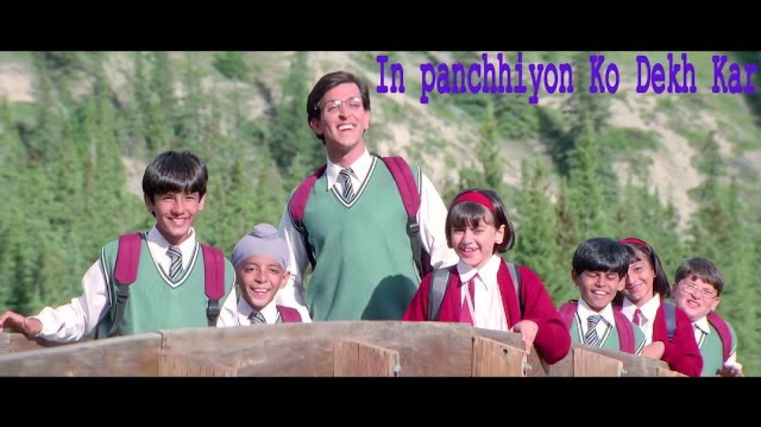 in panchhiyon_koi mil geya_hrithik roshan_preity zinta_rekha shaan