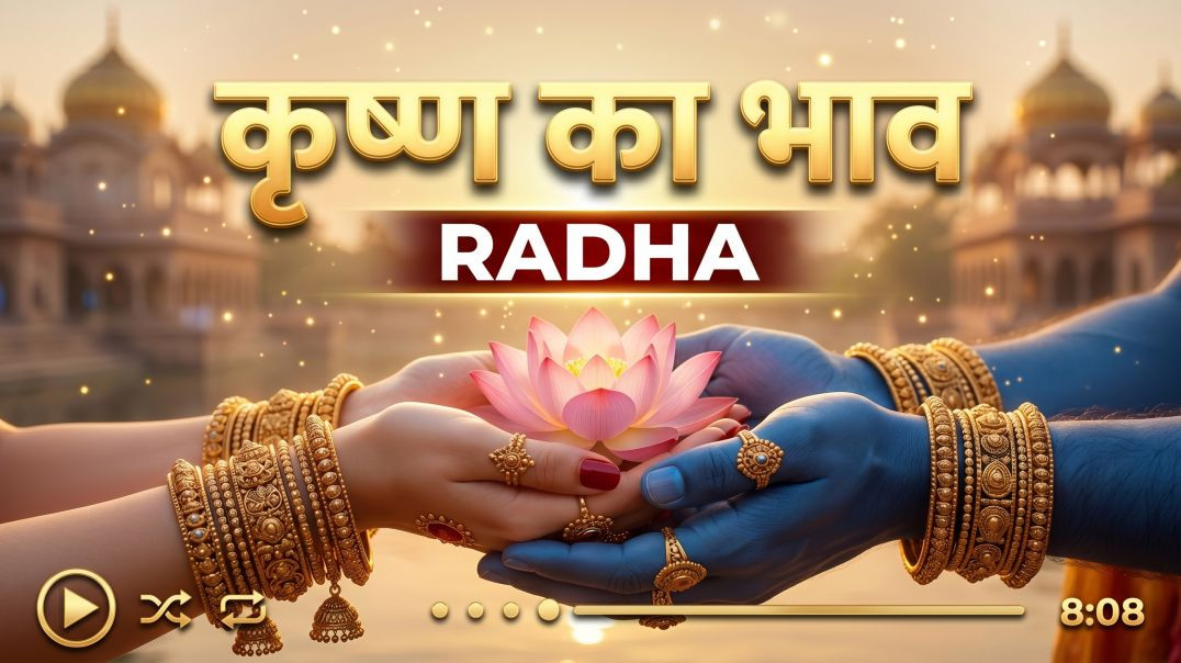 ⁣Krishan Ka Bhav “Radha” ( कृष्ण का भाव “राधा”)