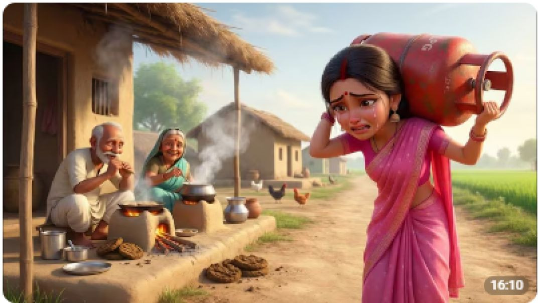 ⁣जब पूरे देश में गैस खतम हों गया,“3 दिन खाना नहीं बना।तब शहर की बहू ने गोबर गैस बनाकर कर दिखाया कमाल।