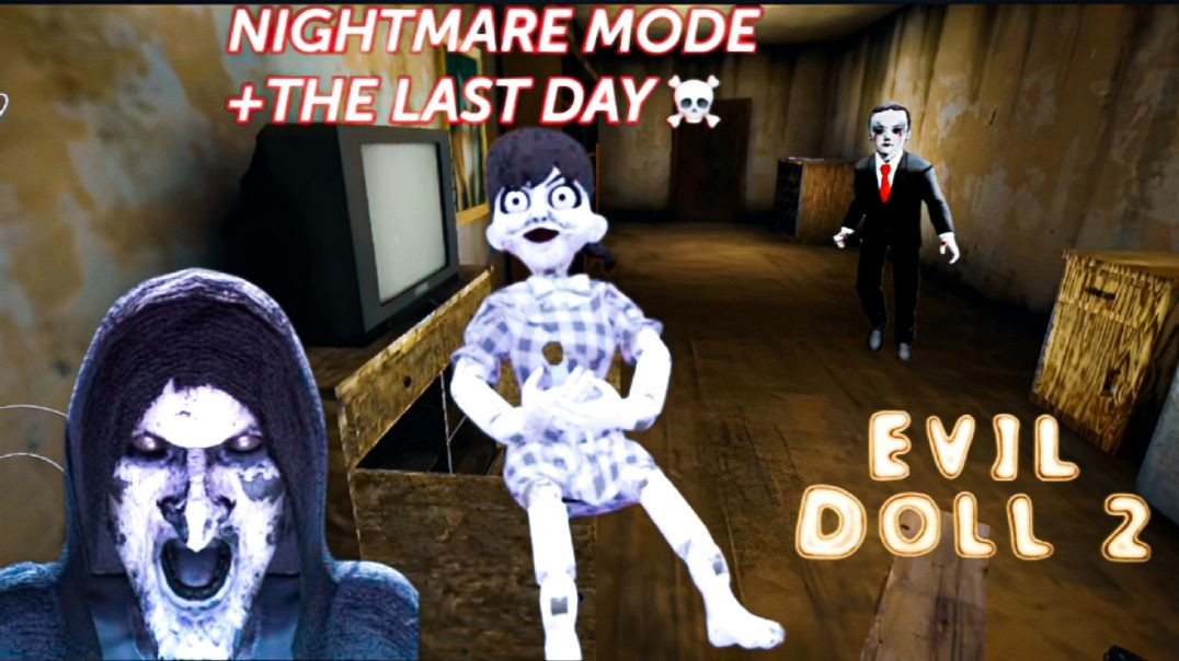 ⁣Evil Doll Horror Don't watch alone