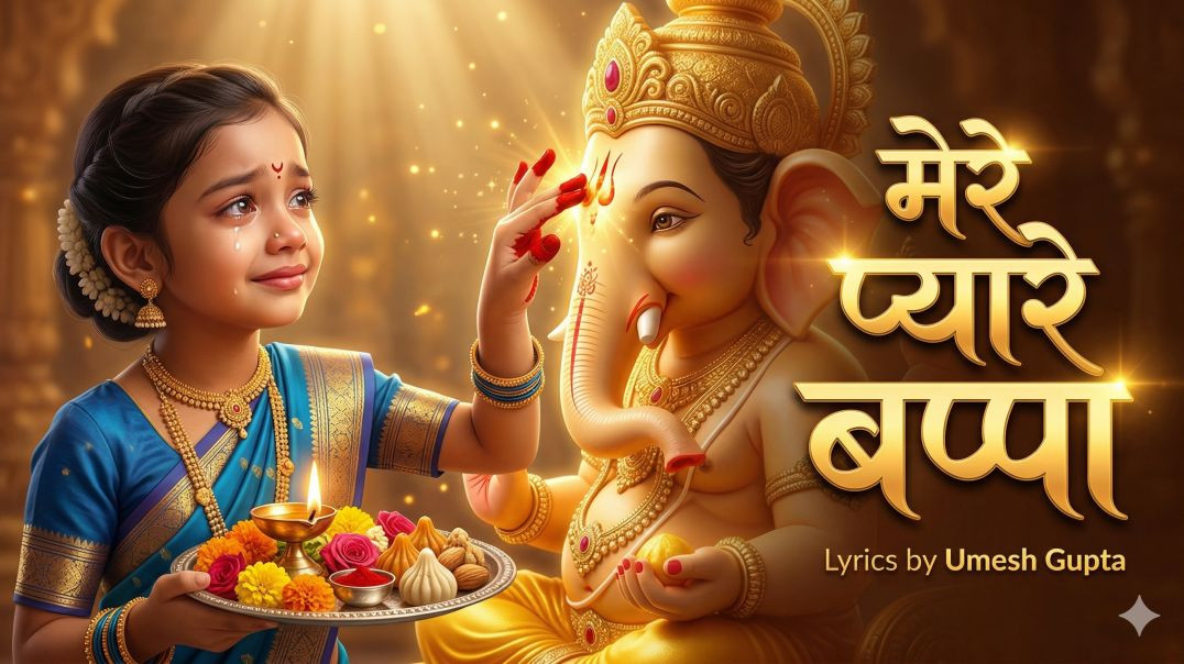 ⁣मेरे प्यारे बप्पा 🙏 | Ganesh Bhajan | Cute Kids Ganpati Song | Bappa Morya 2026