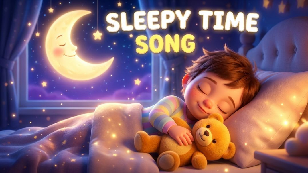 ⁣Sleepy Time Song | Bedtime Routine Song for Kids | Bath, Brush & Sleep Song | Toddler Lullaby