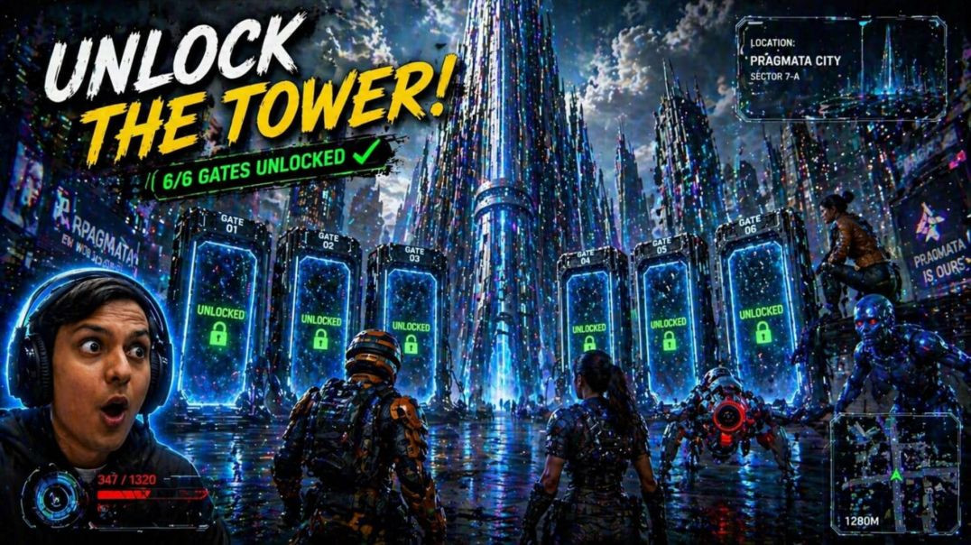 ⁣PRAGMATA Gameplay Hindi 😱 | Unlock The Tower! | All Gates Opened (6/6)