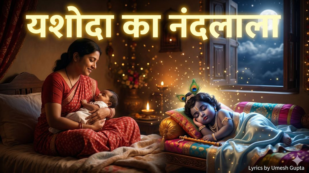 ⁣⁣यशोदा का नंदलाला बृज का उजाला है 🌙 | Kanha So Ja Lullaby Bhajan | Krishna Bhajan 2026 | Bhajan Mala
