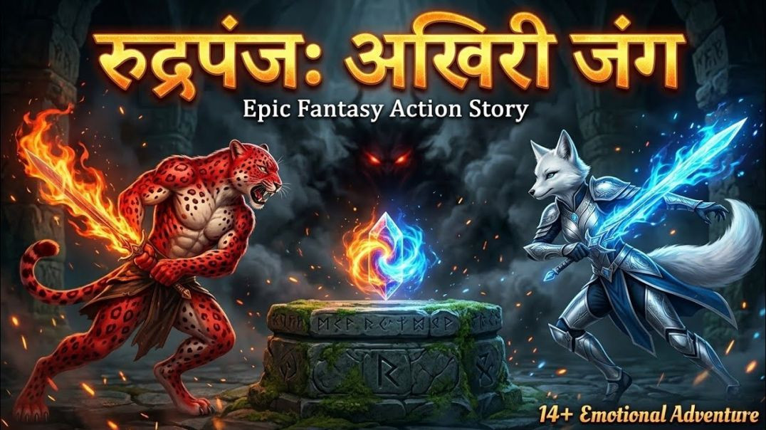 ⁣🐆🔥 ९ बार मर चुका रुद्रपंज… अब आखिरी ज़िंदगी की जंग शुरू! 😱 | Epic Dark Fantasy Action Story (14+)