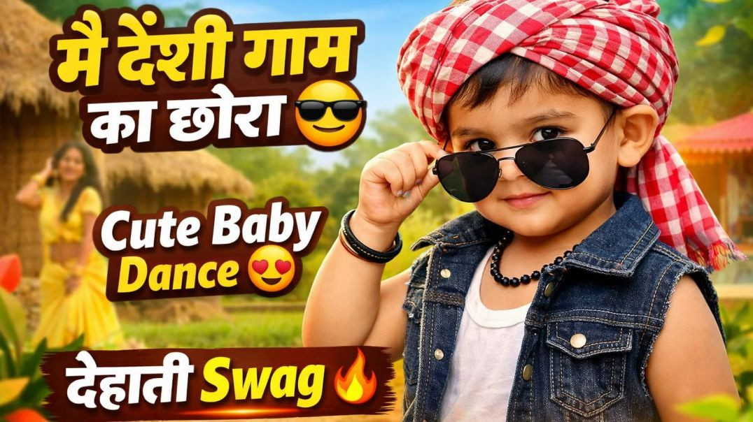 देशी गाम का छोरा | Dehati Swag Song | Cute Baby | ApnaTube Viral Song | ViralIndia