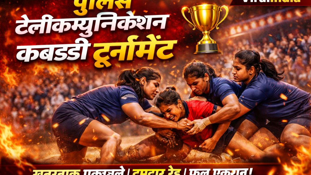 ⁣Girls Kabaddi Match 😱 | Police Telecommunication Tournament 🏆 | खतरनाक मुकाबला 🔥 |ViralI