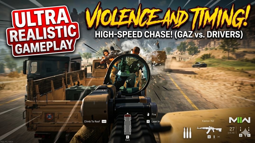 ⁣MW2 Story Mode – Violence and Timing Mission (Cinematic Gameplay)