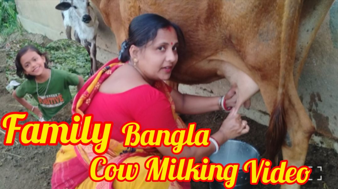 ⁣Simple village Dairy Farming life #familyvlog#villagevlog#cowmilking