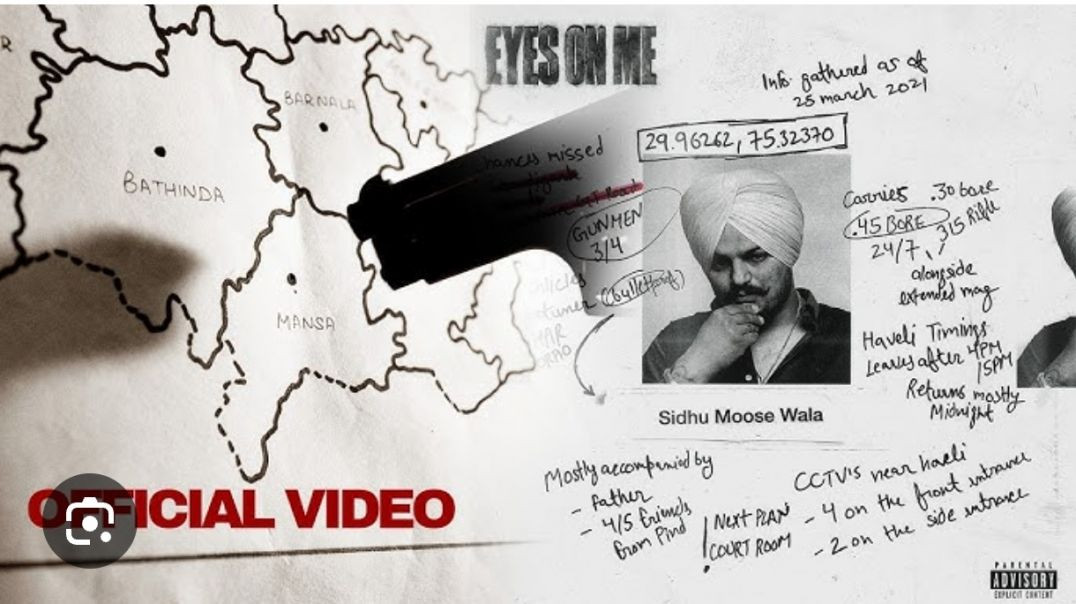⁣EYES ON ME (MUSIC VIDEO) SIDHU MOOSE WALA  _  THE KIDD