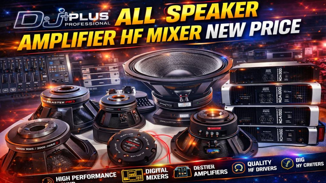 ⁣Dj Plus के All Speaker Amplifier Hf Mixer Pressurmid New price Details
