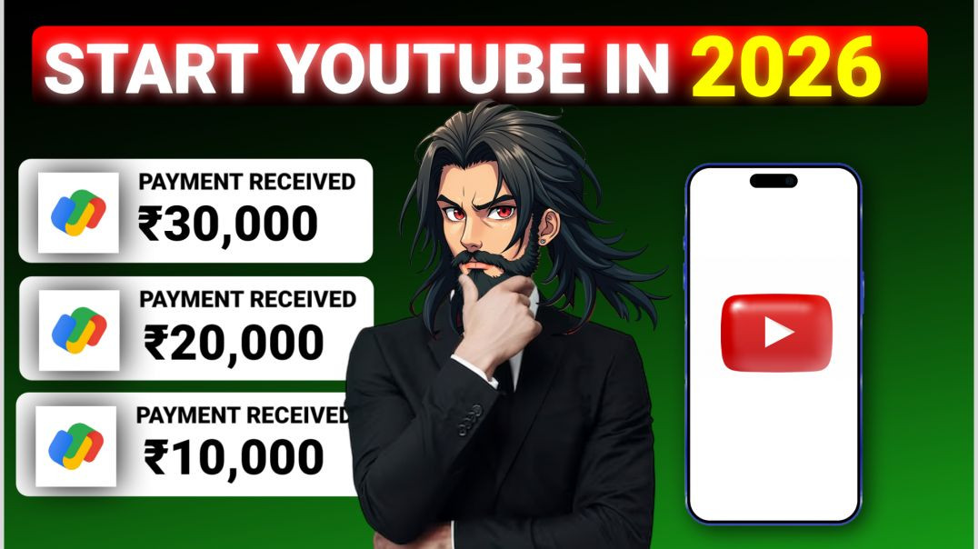 ⁣HOW TO START YOUTUBE CHANNEL IN 2026 LIKE A PRO 😎