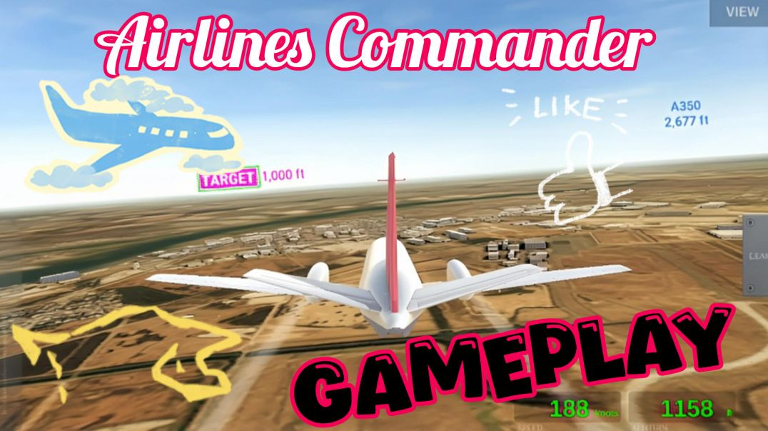 ⁣Airlines Commander flight ✈️ Gameplay New level 2026