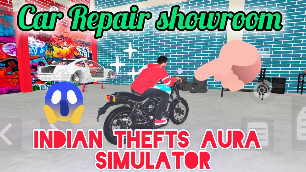 ⁣Franklin ka Car repairing showroom || Indian Theft aura Simulator
