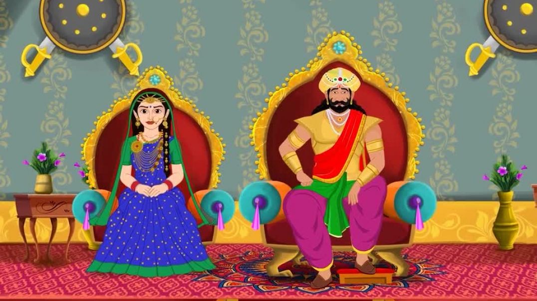 विशाल राज दरबार की राजा बड़े संकट में
