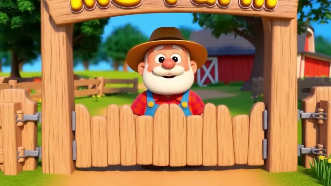 ⁣Old MacDonald Had A Farm   More Cartoon Nursery Rhymes _ Kids Songs _ Dudu dada(1080P_HD)