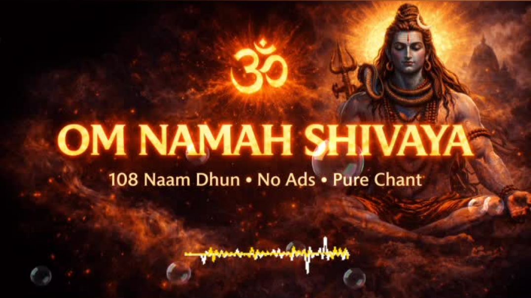 ⁣👉 ॐ नमः शिवाय धुन 🕉️ | Shiv Mantra 108 Times | Mahadev Bhakti Music | Relaxing Chant