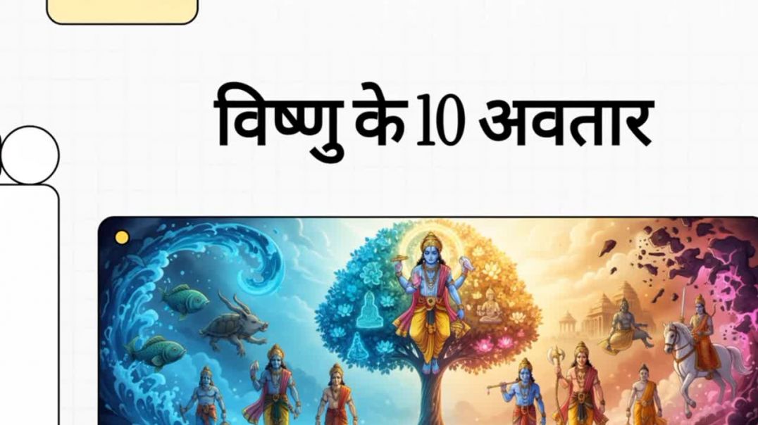 ⁣Vishnu ke Dashavtar