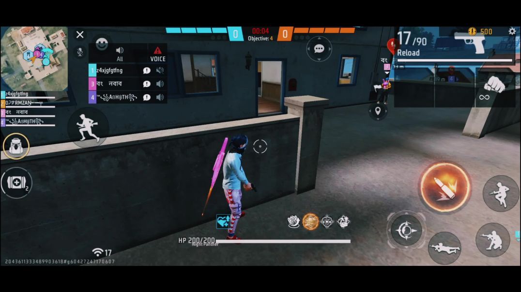 ⁣Free Fire cs rank games Video