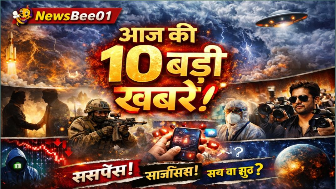 😱 आज की 10 सबसे बड़ी खबरे अवश्य जाने