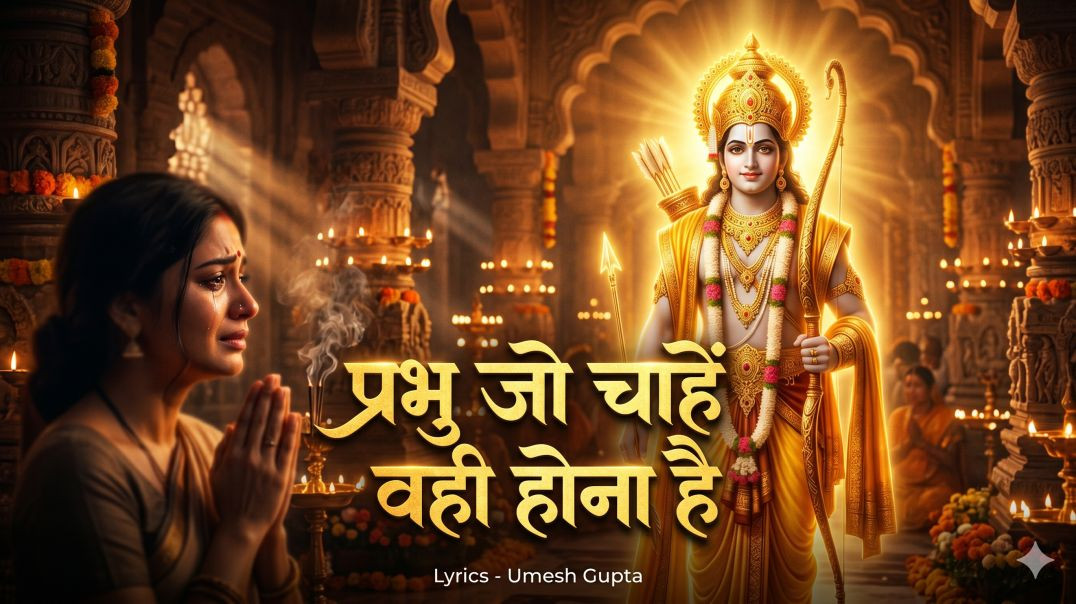 ⁣⁣प्रभु जो चाहें वही होना है 🙏 | Beautiful Ram Bhajan 2026 | Heart Touching Bhajan |  @BhajanMala_AI