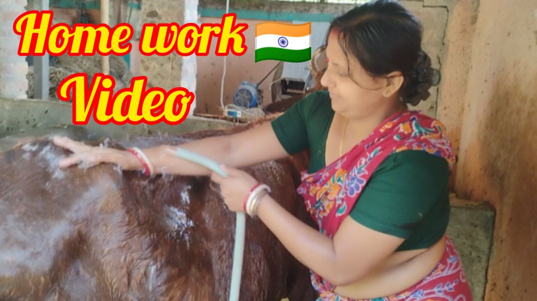 ⁣Home work video l village vlog l #familyvlog#dailyvlog#villagelife