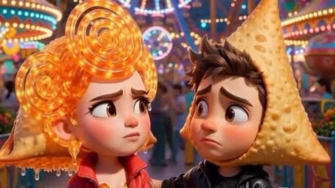 ⁣A sweet & spicy love story of samosa and jalebi