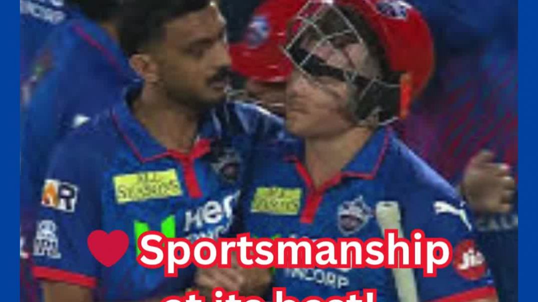 ⁣वो 1 रन...😢 Miller हुए इमोशनल, Axar की दरियादिली ने जीता फैंस का दिल #bigheart #sportsmanship