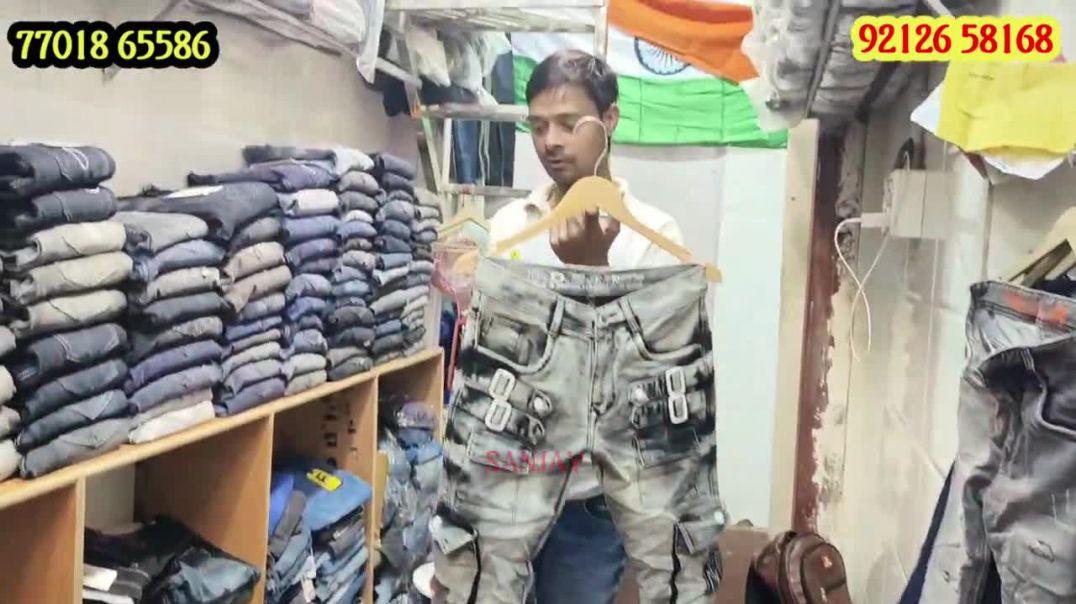 ⁣₹60 Branded Jeans😱_ Delhi Gandhi Nagar Wholesale Market 2026 _ ₹10000 Mein Shuru Kare Jeans Business