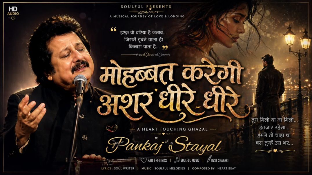 ⁣मोहब्बत करेगी असर धीरे धीरे