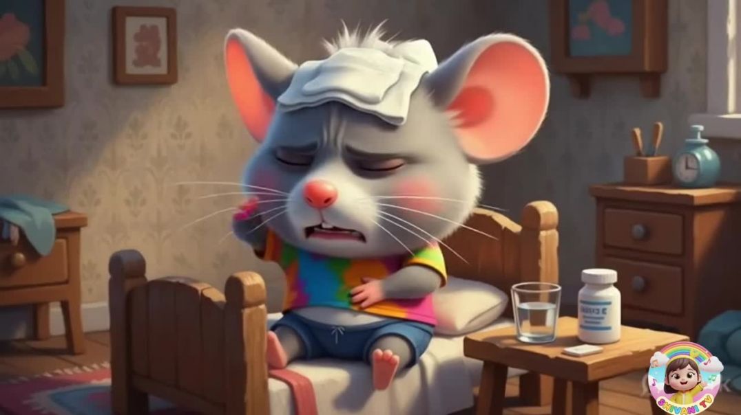 ⁣Aaj Mangalwar Hai Chuhe Ko Bukhar Hai 🐭 _ Funny Hindi Nursery Rhyme for Kids _ Viral Bal Geet 2026(7