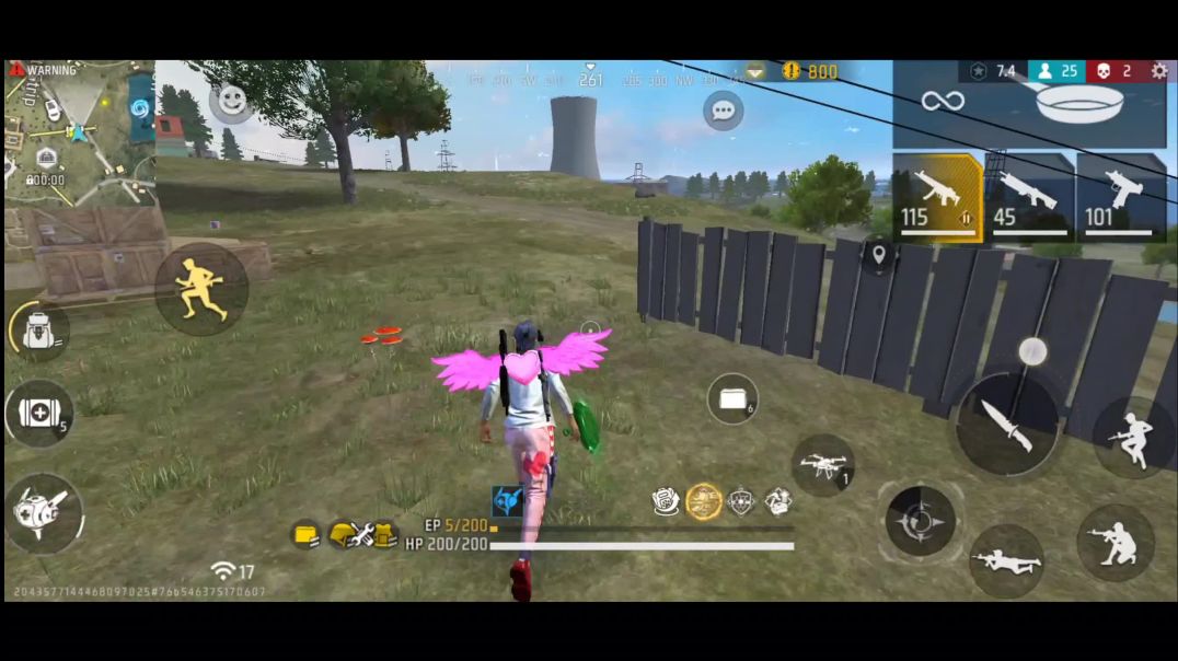 ⁣Free Fire BR rank games Video