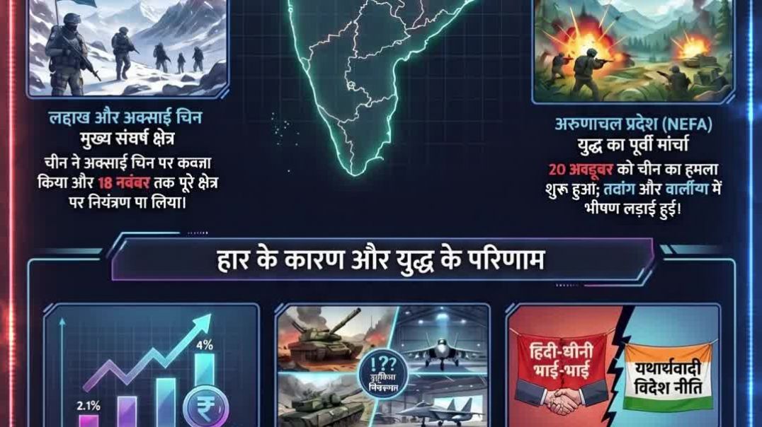 ⁣1962 India-China War ⚔ | Himalaya Ki Jung 🏔 | Sachchai Kya Thi? #shorts