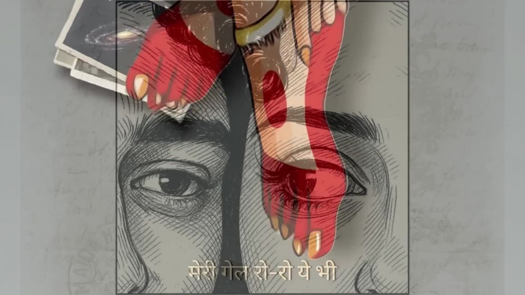 ⁣Bairan - Animated Love story |  Banjaare  #bairan​​  #song