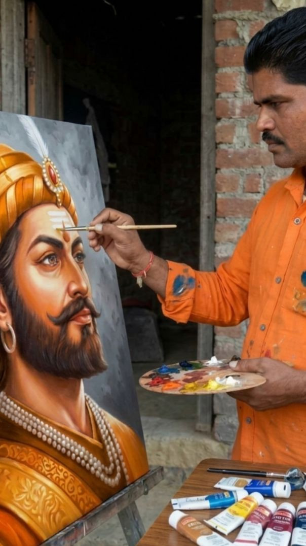 Canvas painting/Shyam Akhade