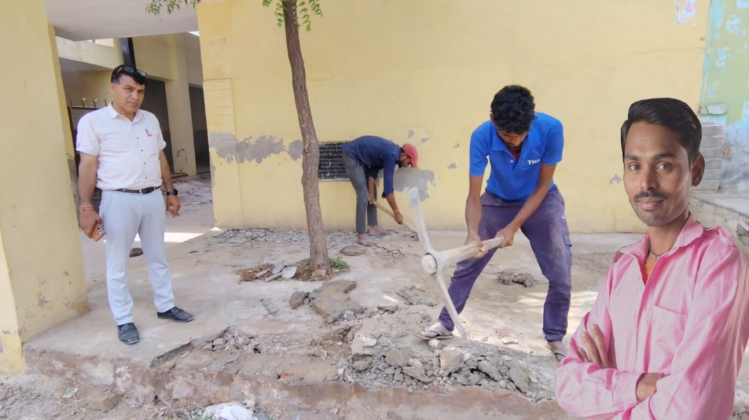 ⁣Contraction worker new site vlog video | building construction work / Surender halwai