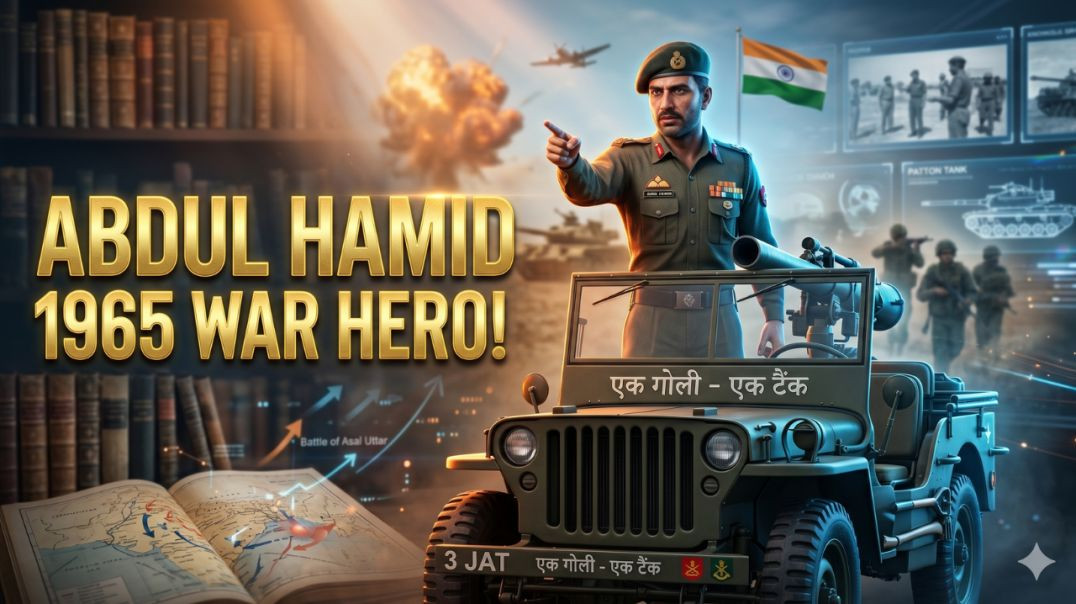 ⁣⁣Abdul Hamid 🇮🇳 | 1965 War Ke Real Hero ⚔ | Param Vir Chakra #shorts