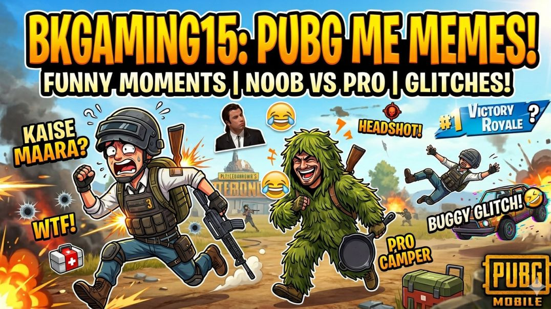 ⁣PUBG में ऐसे Memes कभी नहीं देखे होंगे! हंसी नहीं रुकेगी 😂 (Funny Moments)