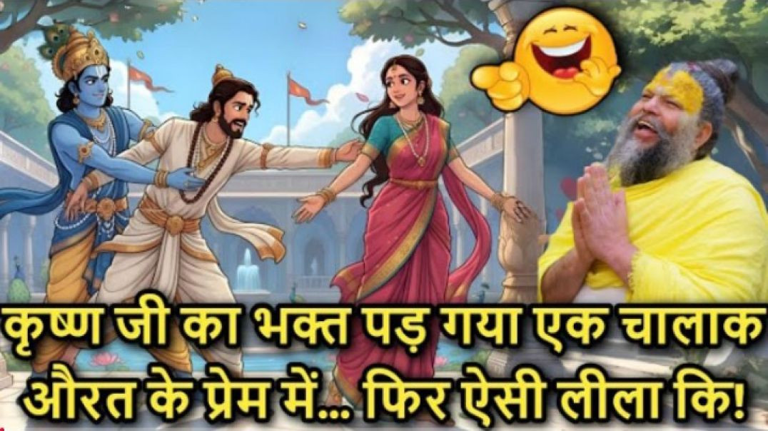 ⁣😈_Chalaak_Aurat_Ke_❤️_Prem_Mein…_Pad_Gaya_😳_Krishna_Ji_Ka_Bhak💥_Phir_Aisi_Leela_Hui_Ki_🔥(720p)