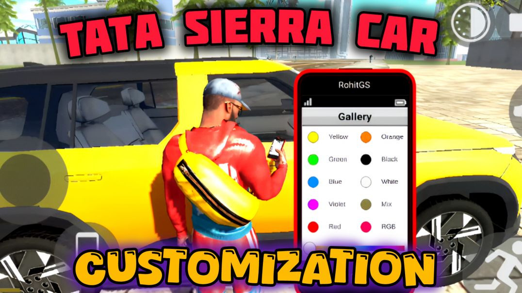 ⁣New Tata Sierra car customized and Gameplay video || Indian bikes